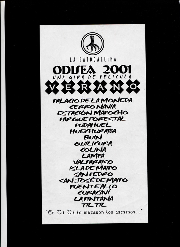 Odisea 2001: gira