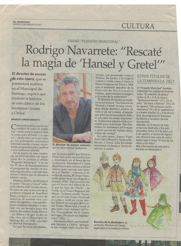 Prensa Hansel y Gretel