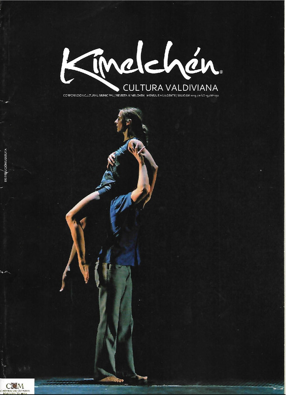 Portada y reportaje sobre danza en Revista Kimelchén n°150