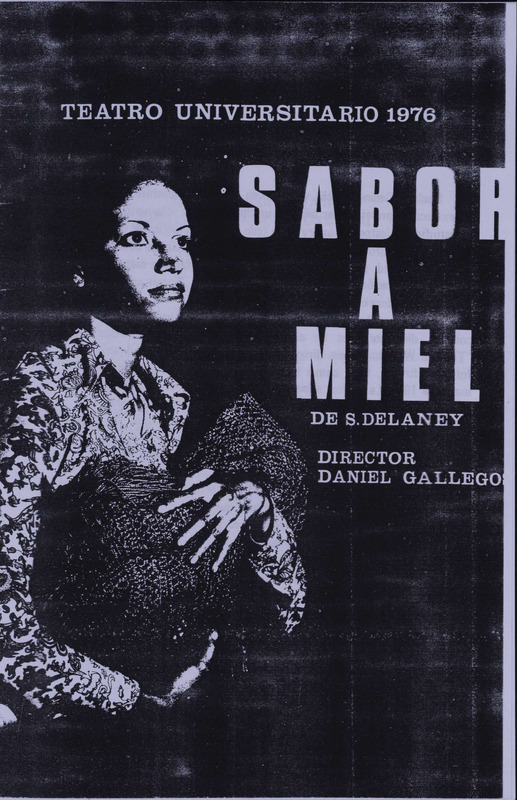 Programa de mano de la obra Sabor a Miel
