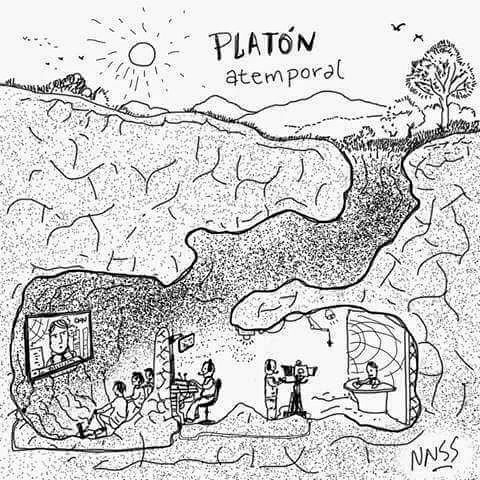 Imágenes referenciales de la Caverna de Platón para escenografía de Dark