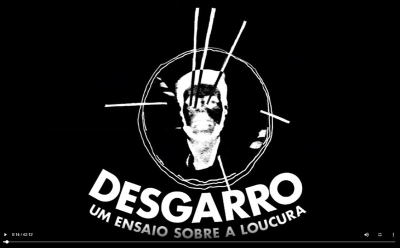 Video de la obra Desgarro, um esaio sobre a loucura