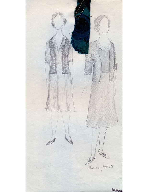 Bocetos de vestuario de Woyzeck (Residencia en Riverside)