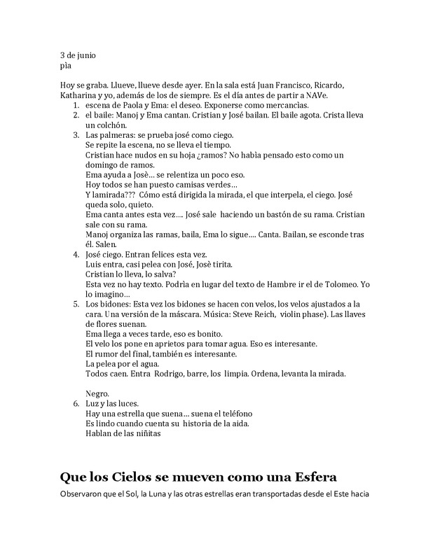 Bitácora I de Pía Gutiérrez