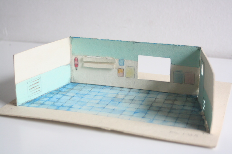 Maqueta escenográfica obra Liceo de Niñas