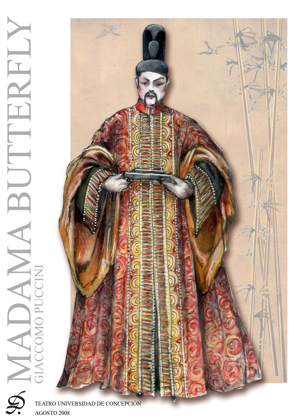 Boceto de Diseño de Vestuario, Comisario Imperial.