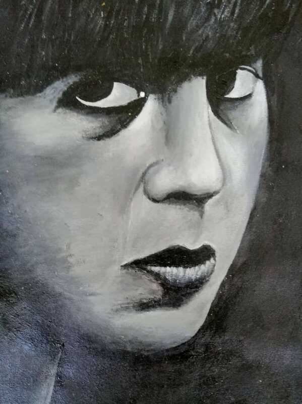 Retrato pintado de Maha Vial