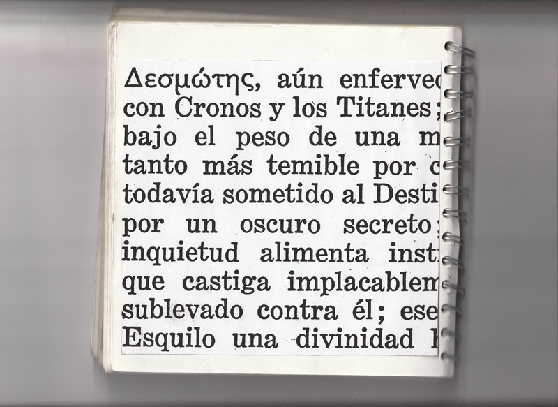 Cuaderno de trabajo obra La viuda de Apablaza
