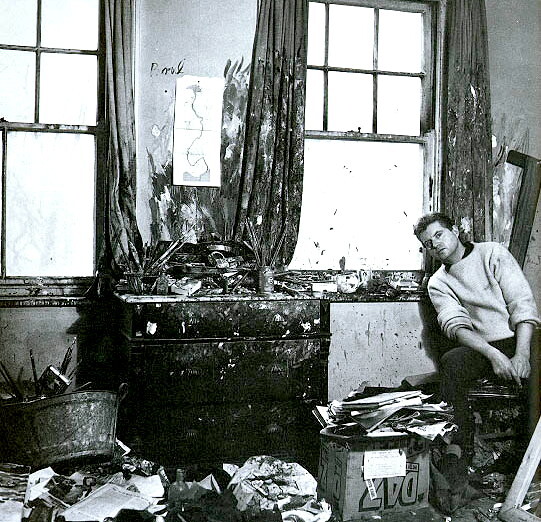 Fotografía referencial de Francis Bacon para diseño de Dark