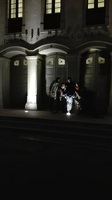 Fotografía en el frontis del Theater und orchester de Heidelberg