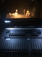 Ensayo de Ivanov visto desde la caseta de controles de iluminación.