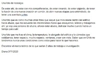 Reflexión de Diana Carvajal sobre residencia en  Watermill Center 