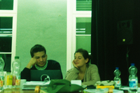 Fotografía director y directora de  NIMBY en Heidelberg 