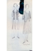 Bocetos de vestuario de Woyzeck (Residencia en Riverside)