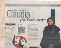 Entrevista a Claudia Rosales en Diario Austral