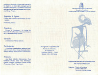 Programa del curso "Experiencias Innovadoras de Comunicación: El teatro de muñecos"